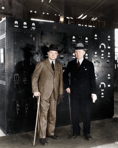 Guglielmo Marconi et David Sarnoff, 1933 - Unbekannt