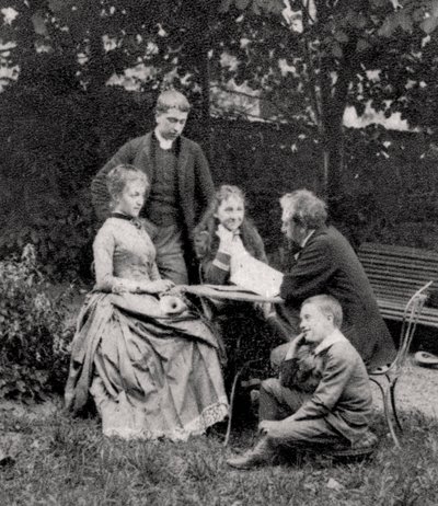 Gustave Eiffel, ingénieur français, avec sa famille - Unbekannt