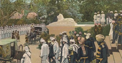 S.A. le Nizam quittant la résidence, Hyderabad - Unbekannt