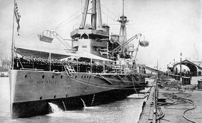 HMAS Australia, croiseur de bataille classe Indefatigable, juin 1913 - Unbekannt