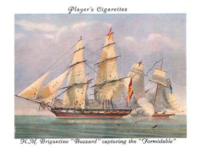 H.M. Brigantine Buzzard capturant le Formidable, 1936 - Unbekannt
