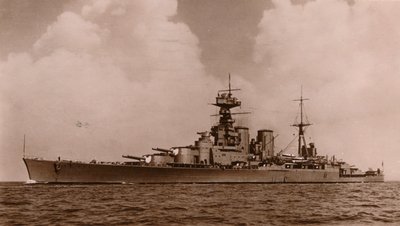 H.M.S. Hood, 1935 - Unbekannt