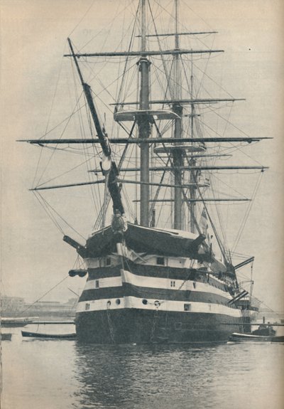 HMS Victory avant son transfert en cale sèche en 1922 - Unbekannt