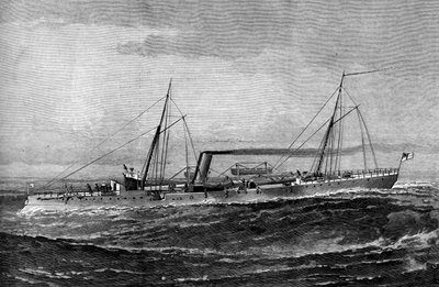 Canonnière torpilleuse HM Rattlesnake, 1887 - Unbekannt
