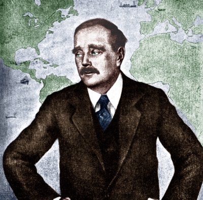 H G Wells - portrait du romancier, journaliste, sociologue et historien anglais, c. 1933. 21 septembre 1866 - 13 août 1946. La Guerre des Mondes - Unbekannt