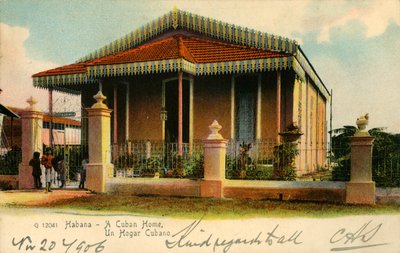 Habana - Un foyer cubain, Un Hogar Cubano, années 1900 - Unbekannt