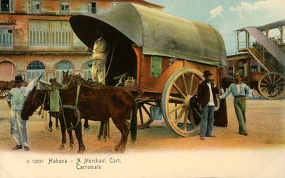 La Havane - Un chariot marchand, Carromato, vers 1910 - Unbekannt