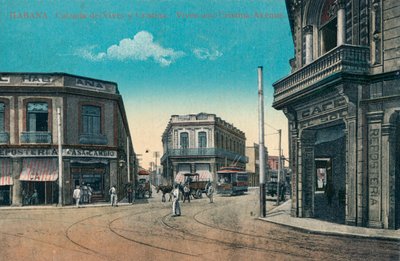 Habana. Cazada de Vives y Cristina. Avenue Vives et Cristina, Cuba, vers 1910 - Unbekannt