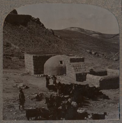 Auberge à mi-chemin du voyage de Jéricho, vers 1900 - Unbekannt