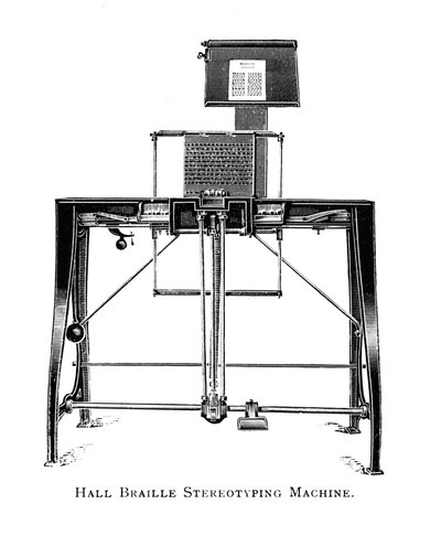 Machine de stéréotypie Hall Braille, 1919 - Unbekannt