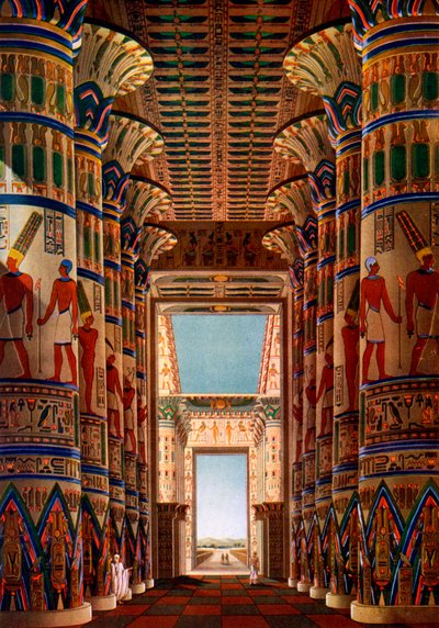 Salle des Colonnes, Karnak, Égypte, 1908-1909 - Unbekannt