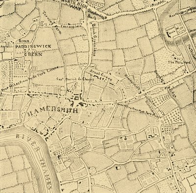 Hammersmith en 1746, vers 1878 - Unbekannt