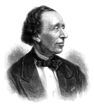 Hans Christian Andersen, poète et auteur danois de contes de fées, 1875 - Unbekannt