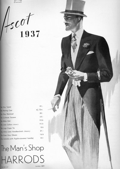 Harrods : Le Magasin des Hommes - Ascot 1937, 1937 - Unbekannt