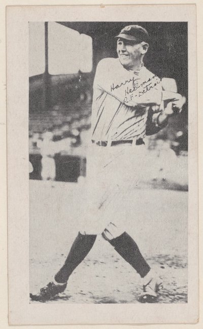 Harry Heilmann, R.F, Detroit, des cartes de baseball W575-2, vers 1921-22 - Unbekannt