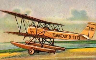 Hydravion Heinkel HD 24 W Tsingtau, années 1920, 1932 - Unbekannt