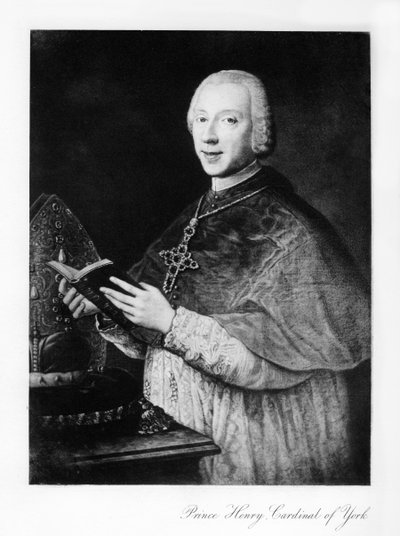 Henry Benedict Stuart en tant que cardinal duc d
