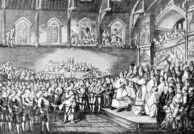 Henri III renouvelant la Magna Carta en 1253, 1905 - Unbekannt