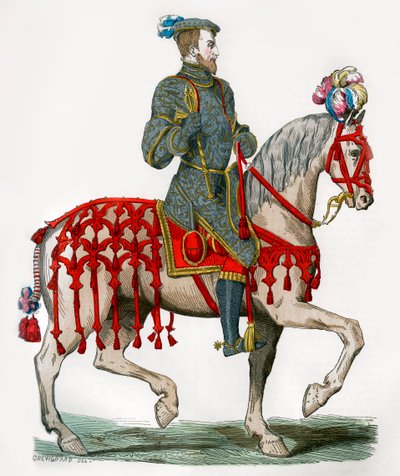 Henri II de France, en tant que capitaine de la cavalerie légère, 16e siècle 1882-1884 - Unbekannt