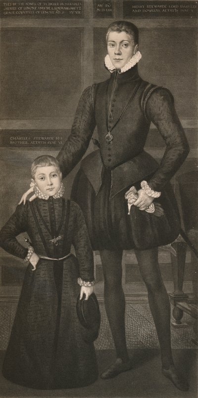 Henry Lord Darnley et son frère Charles, 16e siècle - Unbekannt