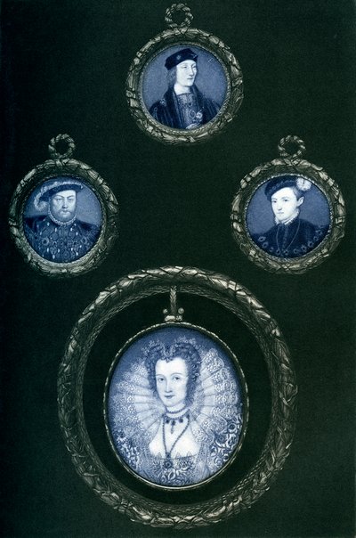 Henri VII, Henri VIII, Édouard VI, Élisabeth I, 16ème siècle, 1896 - Unbekannt