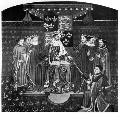 Henri VI présentant une épée à John Talbot, comte de Salisbury, vers 1445, 1910 - Unbekannt