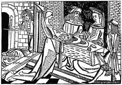 Hérodiade avec la tête de Jean-Baptiste, 1488 - Unbekannt