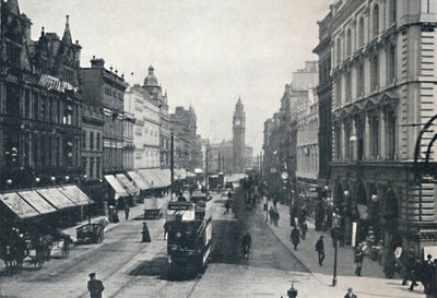High Street, Belfast, montrant le Mémorial Albert au loin, 1917 - Unbekannt
