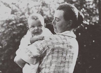 Hilde Mangold 1898-1924 avec son bébé, 1924 - Unbekannt