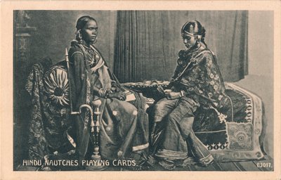 Cartes à jouer hindoues Nautches, vers 1910 - Unbekannt