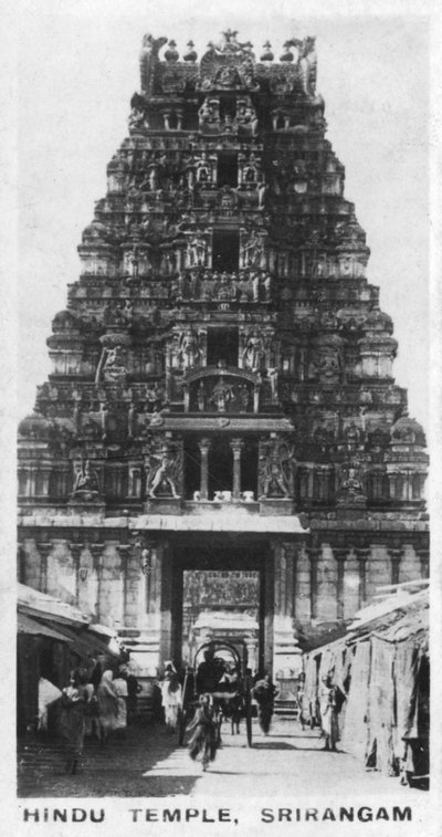 Temple hindou, Srirangam, Inde, vers 1925 - Unbekannt