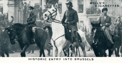 Entrée historique à Bruxelles, 1918, 1937 - Unbekannt
