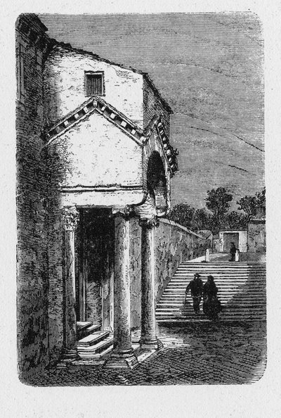 Histoire de la Rome antique. Basilique de San Clemente est une basilique mineure catholique romaine dédiée au pape Clément Ier située à Rome, en Italie. - Unbekannt