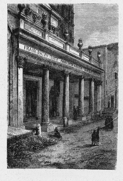 Histoire de la Rome antique. Santa Cecilia in Trastevere est une église du 5ème siècle à Rome, en Italie, dédiée à Sainte Cécile, dans le quartier de Trastevere. - Unbekannt