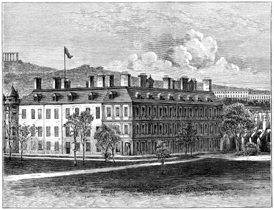 Palais de Holyrood vu du sud-est, Édimbourg, 1900 - Unbekannt