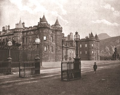 Holyroodhouse, Édimbourg, Écosse, 1894 - Unbekannt