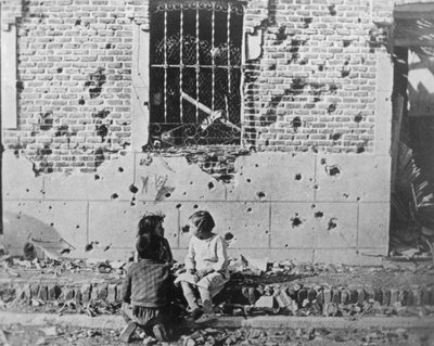 Enfants sans-abri, Barcelone, Catalogne, Espagne, guerre civile espagnole, vers 1936-1939 - Unbekannt