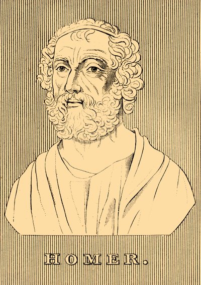 Homère, vers 800-701 av. J.-C. - Unbekannt