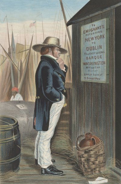 Retour à la maison New York, vers 1860 - Unbekannt