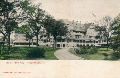 Hôtel Bon Air, Augusta, Géorgie, vers 1910 - Unbekannt