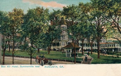 Hôtel Bon Air, Augusta, Géorgie, vers 1910 - Unbekannt