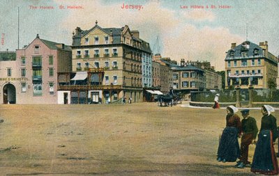 Hôtels à Saint-Hélier, Jersey, vers 1907 - Unbekannt