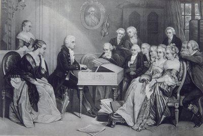Concert à domicile chez la famille Mozart à Vienne - Unbekannt