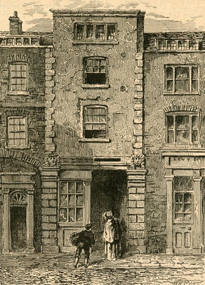 Maison dite occupée par Dryden à Fetter Lane, 1897 - Unbekannt
