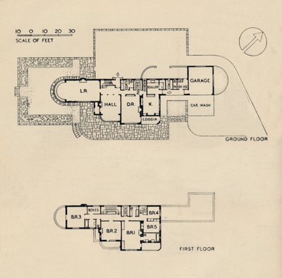 Maison à Burn Bridge par le défunt John Procter, F.R.I.B.A., 1942 - Unbekannt