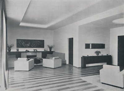 Maison à Bucarest par Rudolf Frankel - Le salon, 1942 - Unbekannt