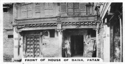 Maison de Baina, Patan, Inde, vers 1925 - Unbekannt