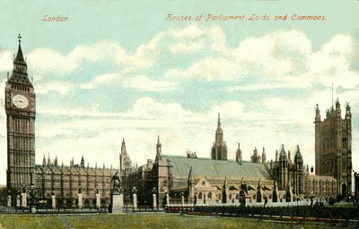 Houses of Parliament Lords and Commons, fin XIXe-début XXe siècle - Unbekannt