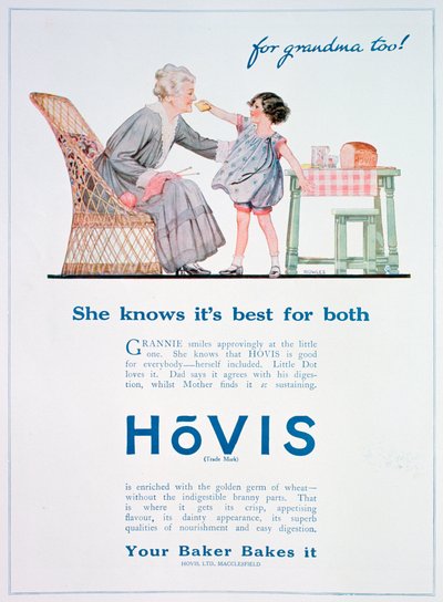 Publicité pour le pain Hovis, 1923 - Unbekannt