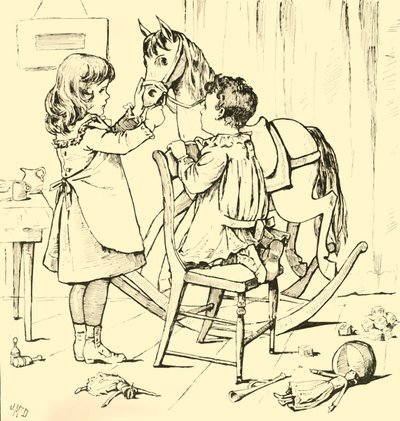 Comment le cheval à bascule a mangé le gâteau, 1881 - Unbekannt